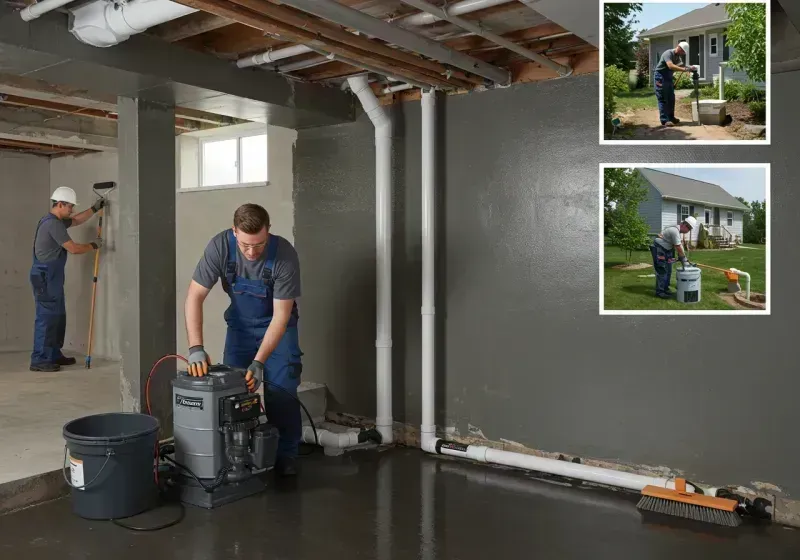 Basement Waterproofing and Flood Prevention process in North Tustin, CA